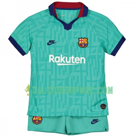 Barcellona Bambino Maglia Terza 2019/2020 Manica Corta (+ Pantaloncini)